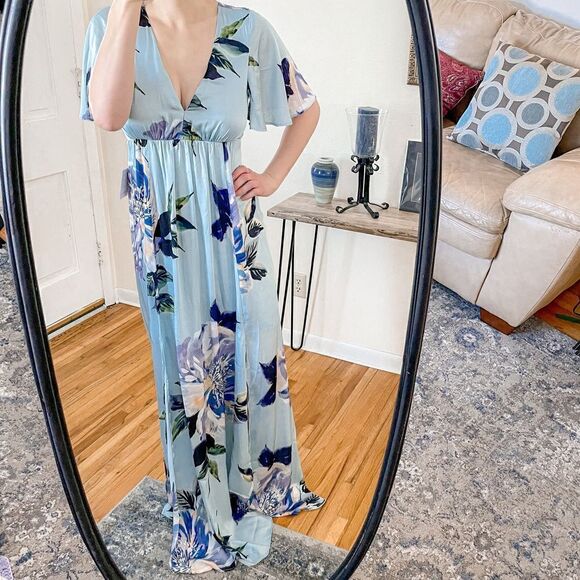 Show Me Your Mumu Faye Flutter Maxi Dress M - Picture 10 of 10